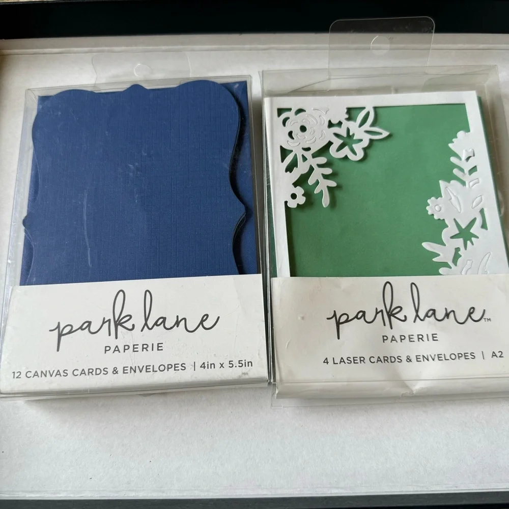 Assortment Packages Of Park Lane Card & Envelope Canvas Laser Cut Petal Lot